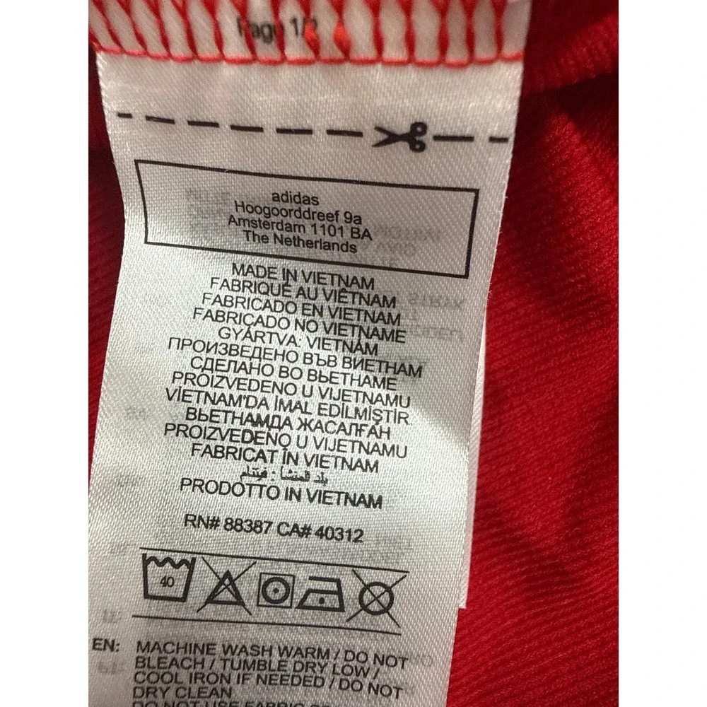 Adidas Nebraska Cornhuskers Raiola #15 Mens Large Football Jersey Red White NWT